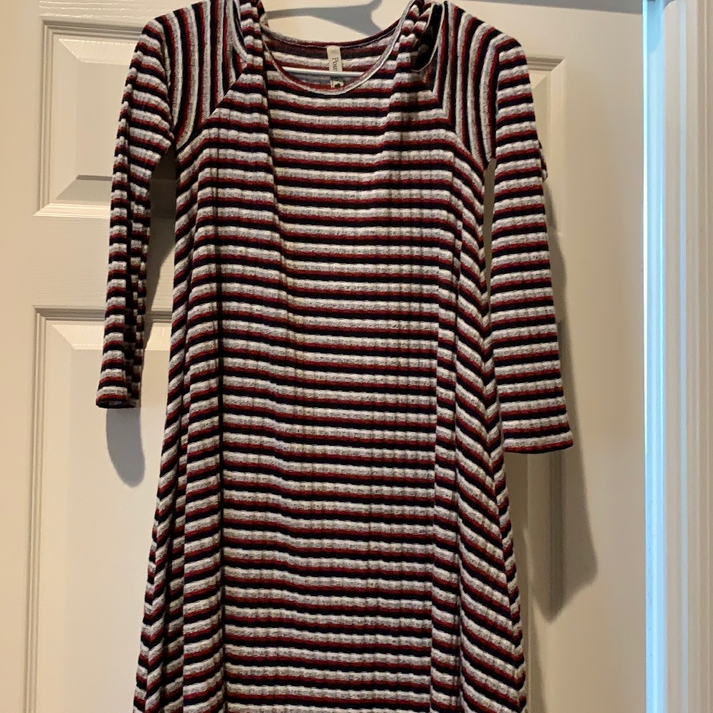 Cold shoulder dress